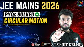 JEE Mains 2026 PYQs | Circular Motion | Physics Me _ AJ Sir [IIT Delhi]