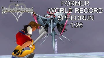 KH RE: COM [Proud Mode] Final Marluxia Speedrun 1:26 [FORMER WORLD RECORD]