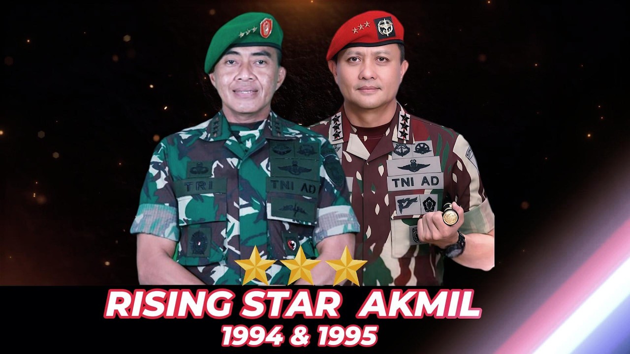 REKAM JEJAK 2 RISING STAR AKMIL 1994&1995 CALON PANGLIMA TNI!!!