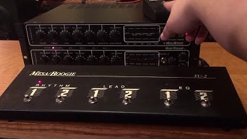 Mesa Quad Preamp switching demo
