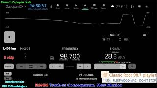 98.7 KSNM - Truth or Consequence, New Mexico captada en Zapopan (oeste), México