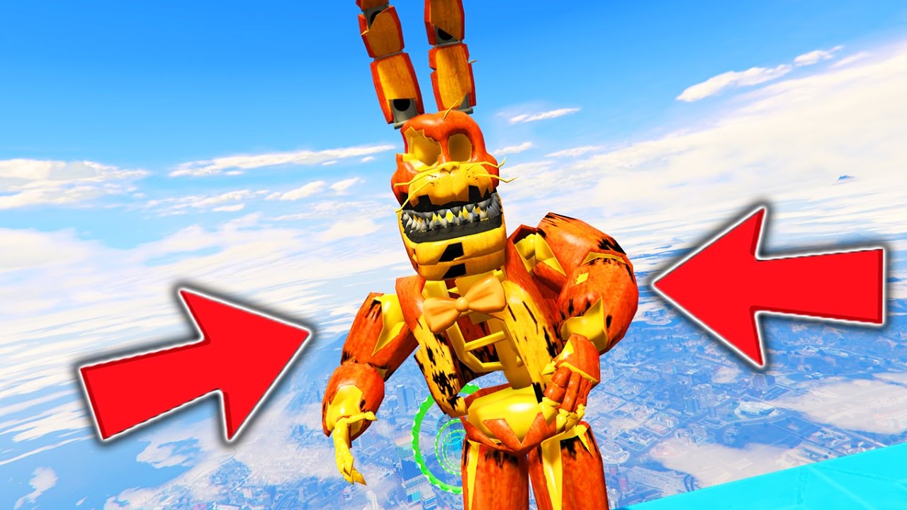 JACK-O-BONNIE IN GTA 5! (GTA 5 Mods For Kids FNAF Funny Moments) funny moments in soccer