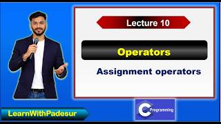 Assignment operators