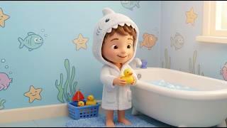 Bath Time Fun Song 🛁✨ | Kids Nursery Rhyme | Splash &amp; Clean Sing Along