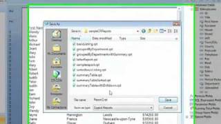 Crystal Reports 2008 Tutorial - Saving the Report