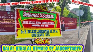 RIBUAN WARGA HIMALO SE-JABODETABEK DIASPORA HADIRI HALALBIHALAL DI TMII 2023