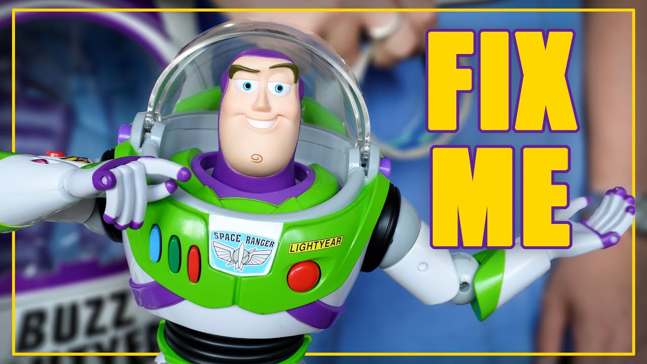 Buzz Lightyear Review and Repair | Toy Story Collection | Thinkway Toys 