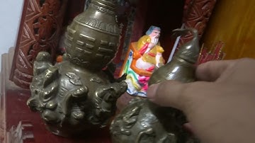 giá trị đồ cổ hồ lô bát tiên - hồ lô bát tiên bằng đồng - hồ lô phong thủy