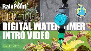 #RainPoint | One-Touch Digital Water Controller Intro Video.#MoreThanWaterSaving