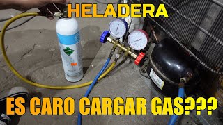 CARGA DE GAS A REFRIGERADOR FREEZER HELADERA