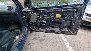 Демонтаж дверной карты/ремонт стеклоподъемника  Форд Фиеста/Ford Fiesta