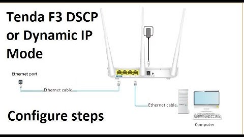 Tenda Router Configuration and TendaF3 How to setup Dynamic IP(DHCP) Mode full setup