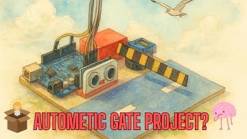 🚗 Automatic Gate Using Arduino + Ultrasonic Sensor | DIY Smart Gate Project | SG90 Servo Tutorial