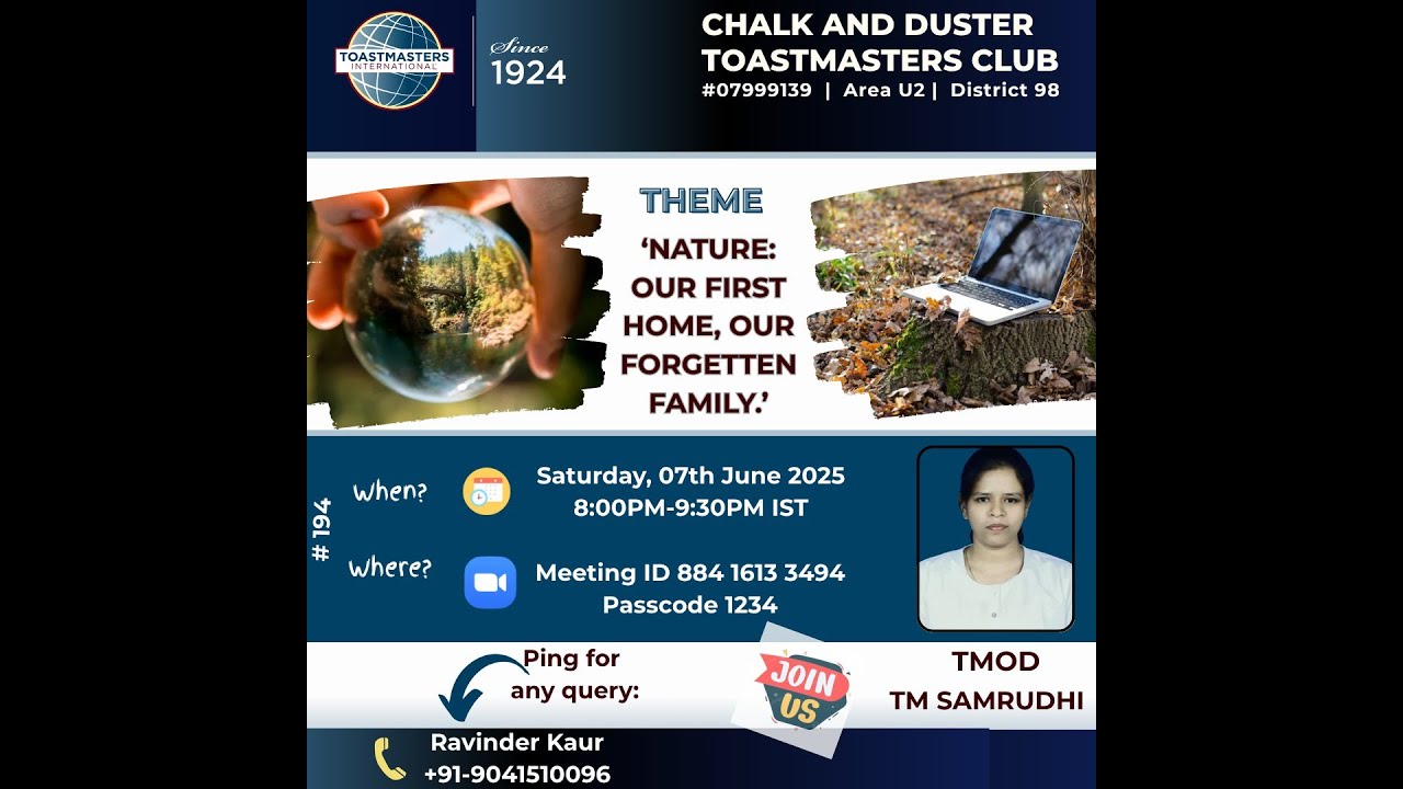 🌏 💚NATURE : OUR FIRST HOME 🏞️🌿 , OUR FORGETTEN FAMILY🌳🍃 | TMOD SAMRUDHI | MEETING NO .194