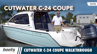 Cutwater C-24 Coupe Pocket Yacht Video Walkthrough