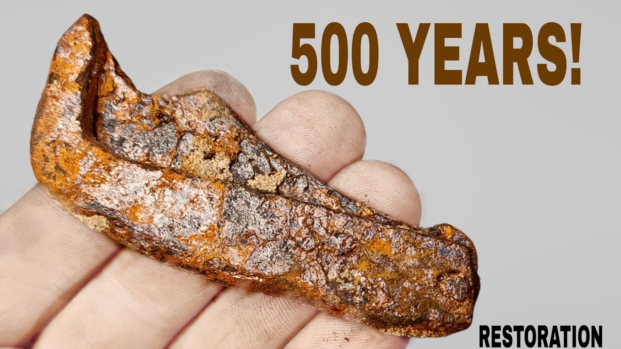 Restoration Medieval Rusty Pocket Knife Restoration YouTube