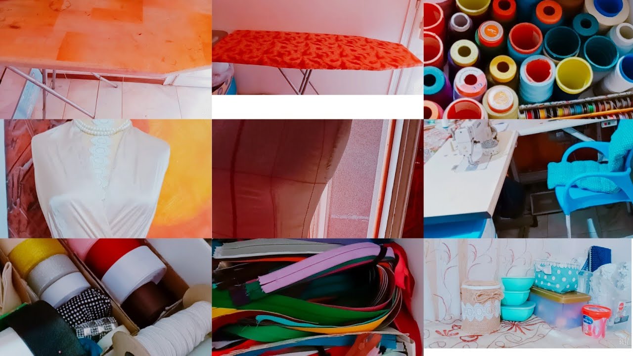 #ترتيب وتنظيم غرفة الخياطة