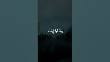 هو الذي أنزل السكينة في قلوب المؤمنين ليزدادوا إيمانا مع إيمانهم || سورة الفتح || #المنشاوي #quran