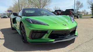 Green 2026 Chevrolet Corvette 1LT Wolfe Chevrolet Edmonton | Stock Number: 1Y107957