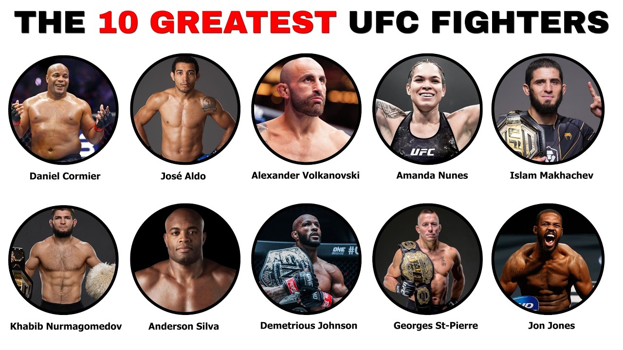 The 10 Greatest UFC Fighters In History, Explained