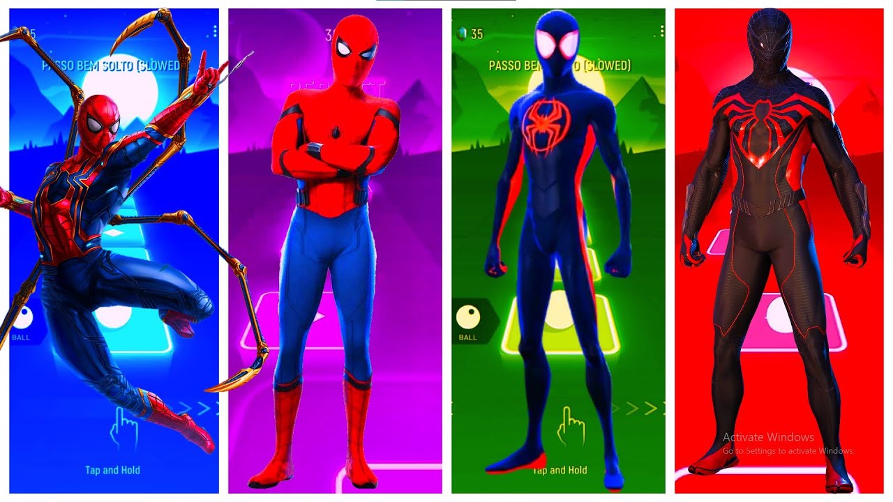 Железный Человек-паук 🆚 Человек-паук 🆚 Человек-паук 🆚 Новый Человек-паук