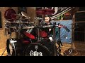 Panic Attack - Dream Theater - Isolated Drums / Full Song ~ Age 8!