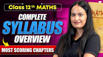 Class 12 Maths Syllabus Overview 2025-26 | CBSE Official Board Syllabus