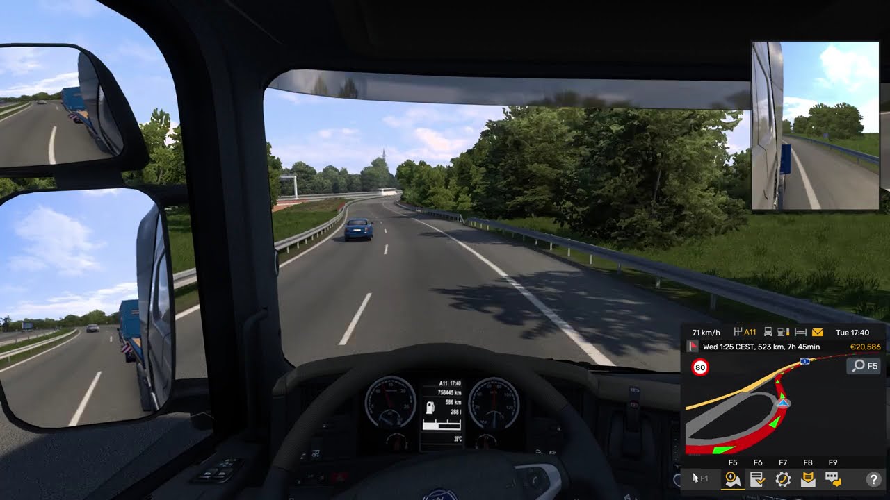 Euro Truck Simulator 2 | Travemunde to Mannheim | Large Containers