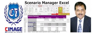 Scenario Manager (What if analysys) | Adv excel | Prof. Raju Upadhyay