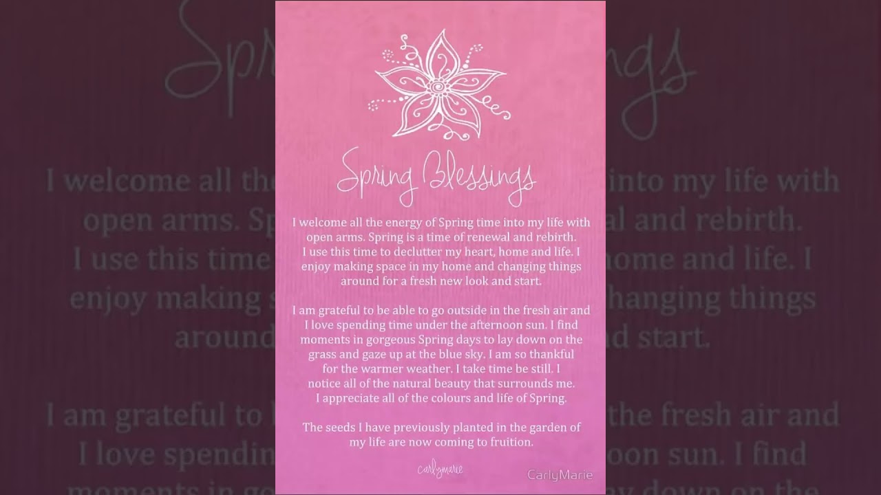 ✨️ Affirmations Spring Equinox 🎆