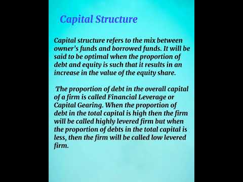 Capital Structure |
