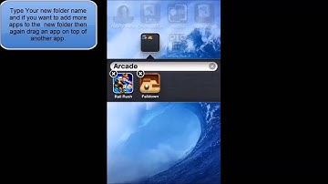 HOW TO CREATE FOLDERS IN IOS 6 (IPHONE IPOD TOUCH)