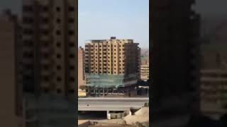 لحظة تفجير عقار حي الهرم واضح المجهود الجبار من الحماية المدنية و الشرطة ✌️??