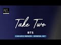 Take Two BTS Original Key Karaoke Piano Instrumental Cover With Lyrics 