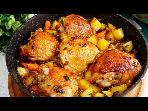 Es ist so lecker, dass ich es fast täglich koche! Zwei🔝Top-Rezepte mit Hähnchenkeulen
