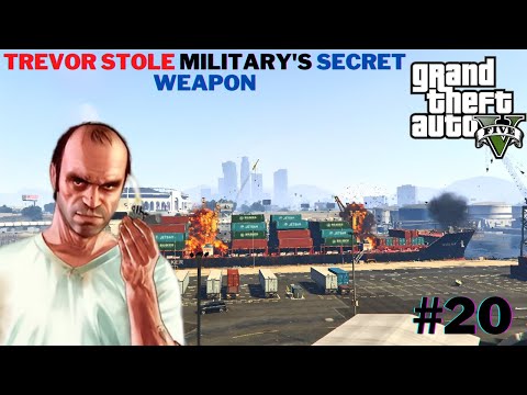 TREVOR STOLE MILITARY'S SECRET WEAPON #PART 2 | #GTA5 #GAMEPLAY#20