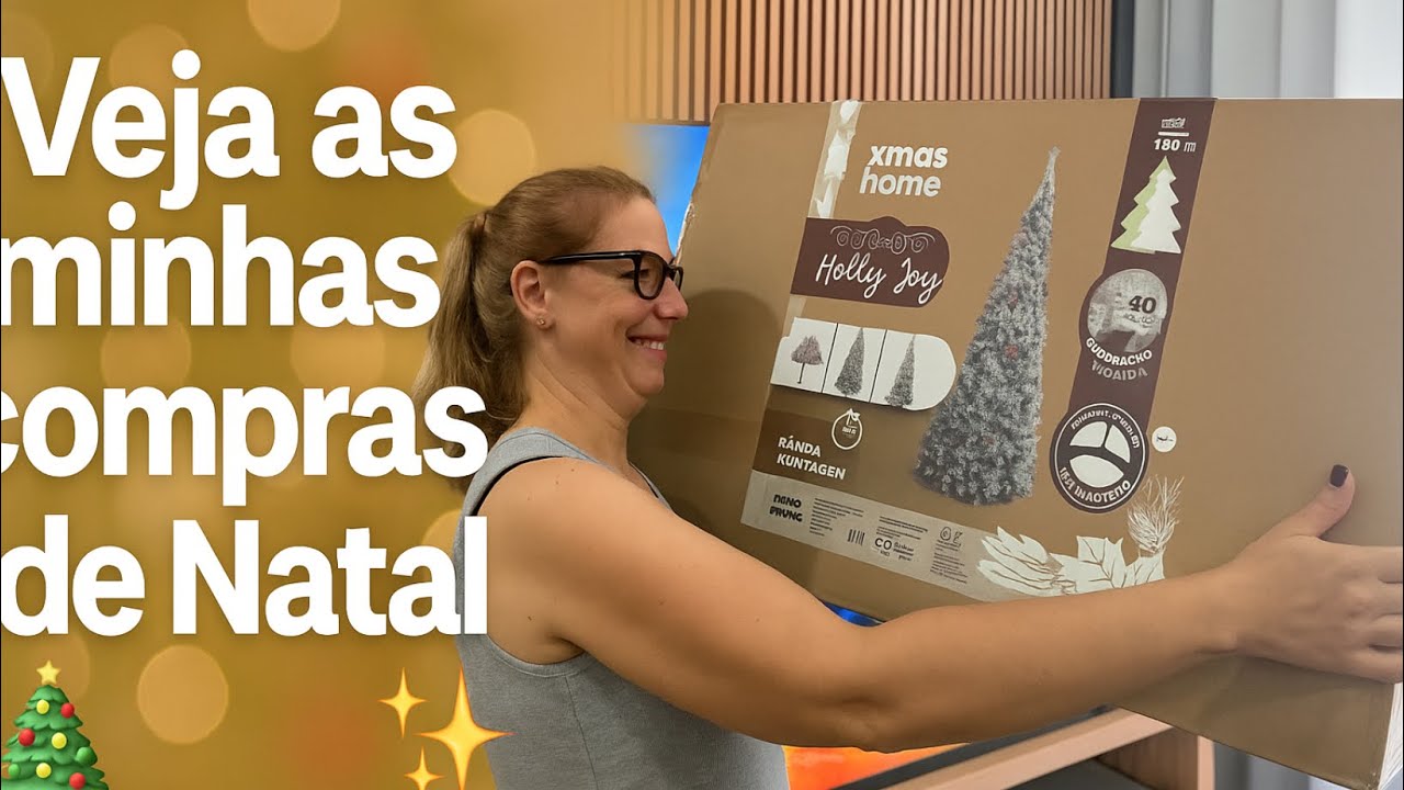 Veja as minhas compras de Natal + escolha da nova árvore 🌲 ✨( continente, Lidl, Espaço Casa )