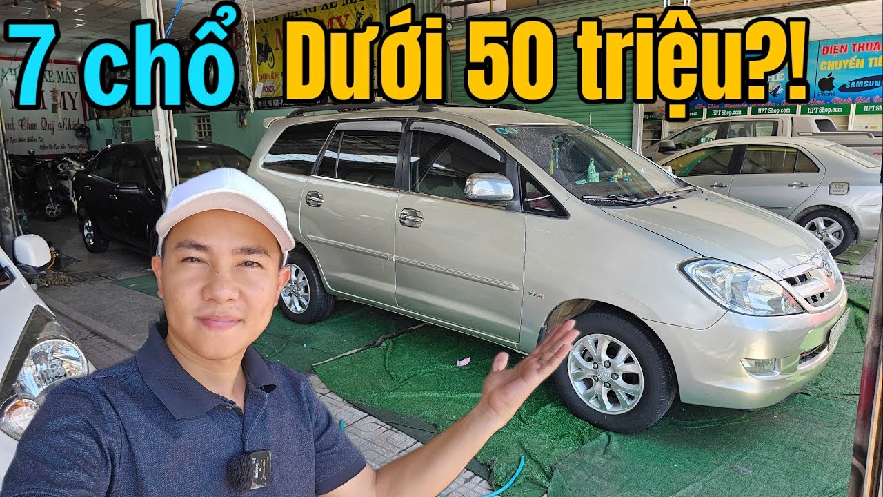 1 chiếc 59 triệu ô tô cũ giá rẻ Innova Vison i10 Kia Morning ở chợ ô tô Hòa Lợi xe máy cũ đổi ok