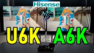 HISENSE U6K กับ A6K: อะไรคือความแตกต่างและอันไหนดีกว่ากัน? / สมาร์ททีวี 4K