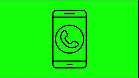 Animated Call Icon on Green Screen With Pop-up Sound