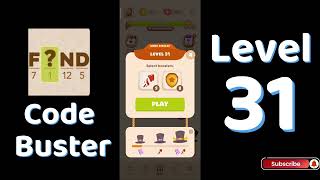 Code Busters Level 31 Walkthrough 🧩 | All Puzzle Solutions| Solutionguruji