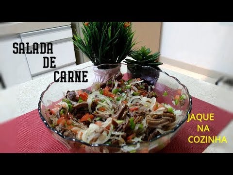 Vídeo: Receita De Salada De Carne