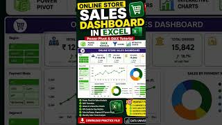 Online Store Sales Dashboard in Excel | Power Pivot, DAX & Slicers Tutorial