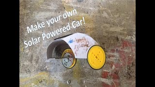 How to Make a Solar Powered Car, Amazing Science for Kids at Home - Episode 033