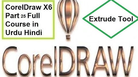 CorelDraw Part 25 || Extrude Tool || 3D Text || 3D eEffect || 3D Logo || 3D Object || Basicit School