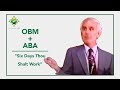 OBM + ABA - &quot;If God Would&#39;ve Thought of Five and Two... Six days shalt thou work&quot;