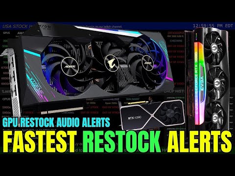 24/7 In-Stock GPU Alerts RTX 4070ti/4080/4090 - RADEON 7900XT / 7900XTX
