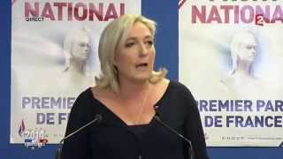 Discours historique de Marine Le Pen, élections européennes, 25 mai 2014