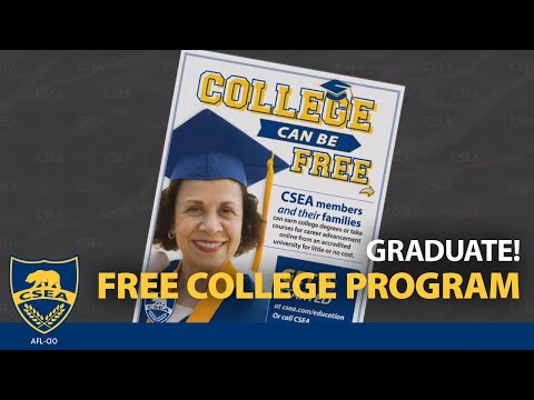 Graduate! CSEAs Free College Program