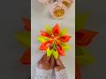 DIY paper flower 🌺 paper flower making 🌹DIY craft ideas #shorts #papercraft #paperflower #flowers